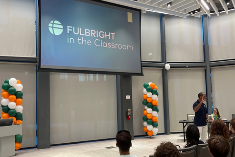 fulbright  in the class room